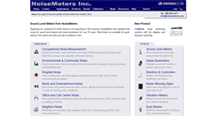Desktop Screenshot of noisemeters.com