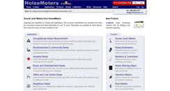 Desktop Screenshot of noisemeters.ca